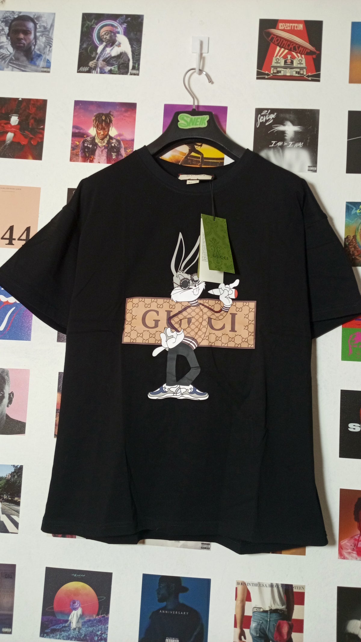 Gucci Bugs Bunny GG Logo Tee - Negra