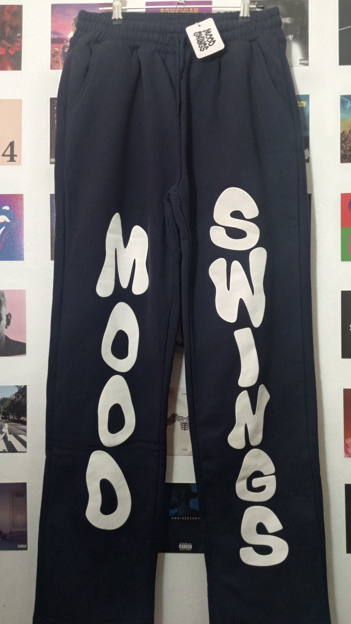 Mood Swings Puff Logo Sweatpants - Azul Marino