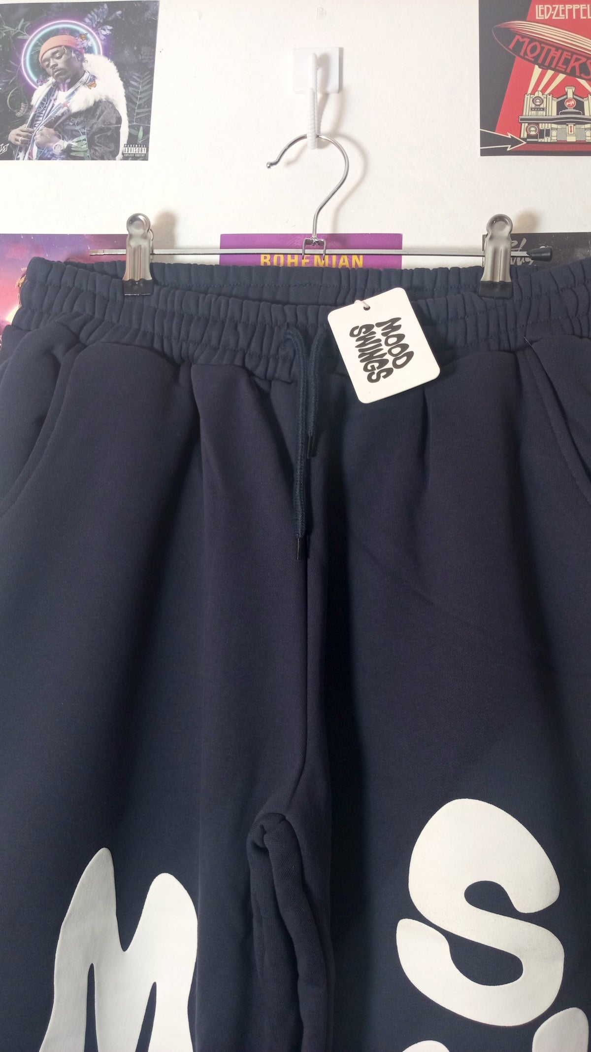 Mood Swings Puff Logo Sweatpants - Azul Marino