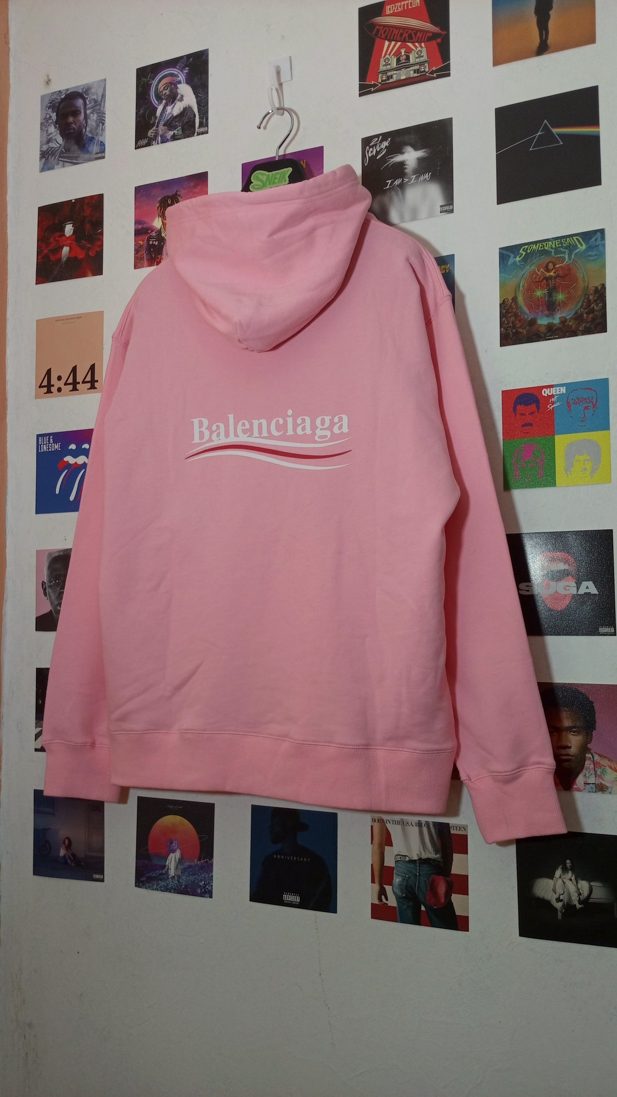 Balenciaga Political Campaign Hoodie - Rosa