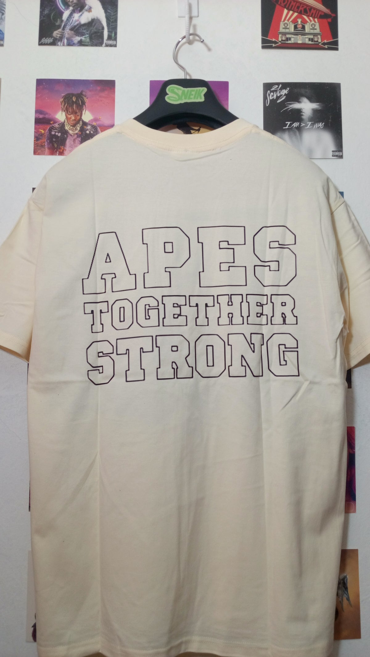 A Bathing Ape Apes Together Strong Tee - Crema