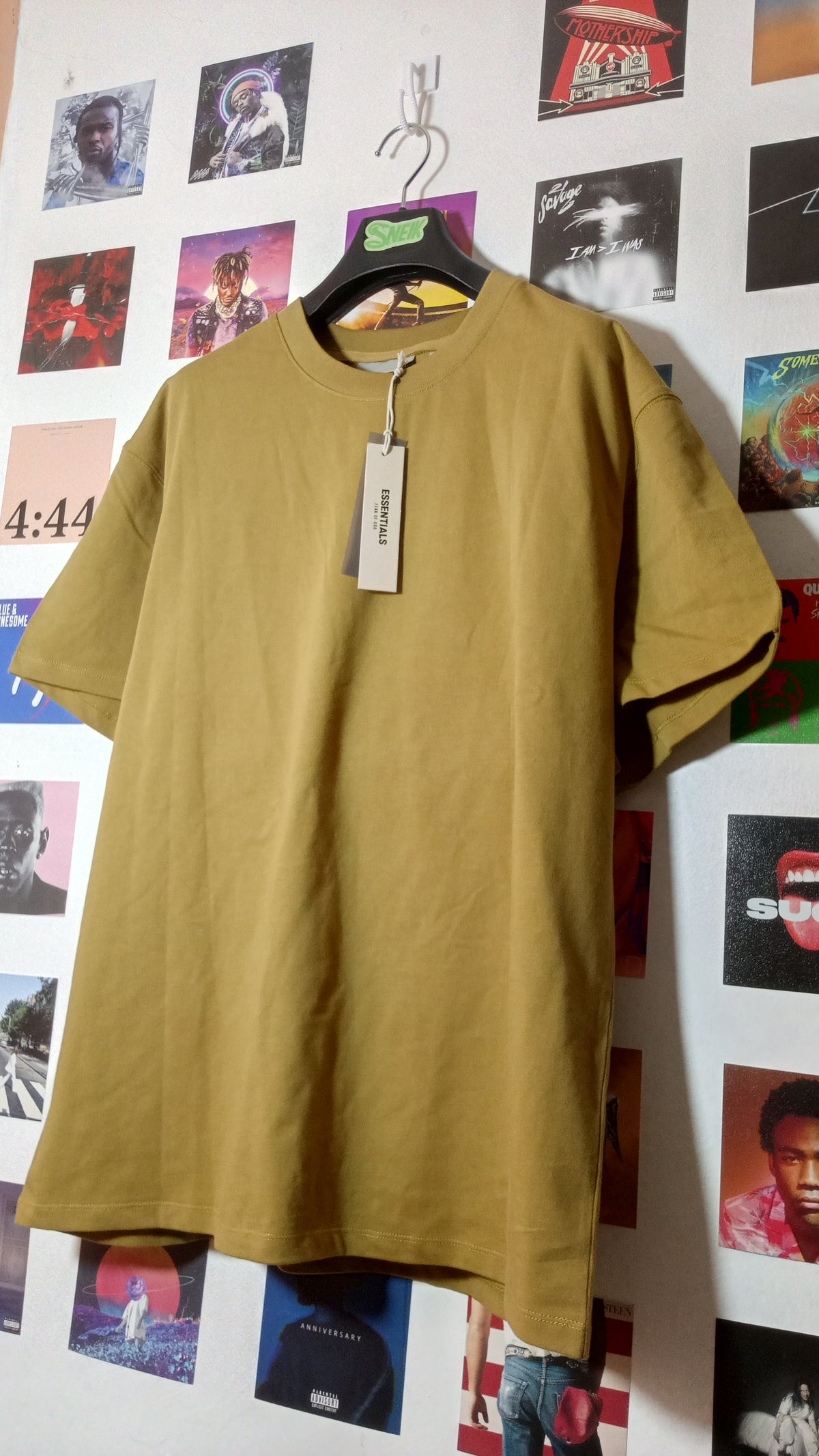 Essentials Fear of God Tee - Mostaza