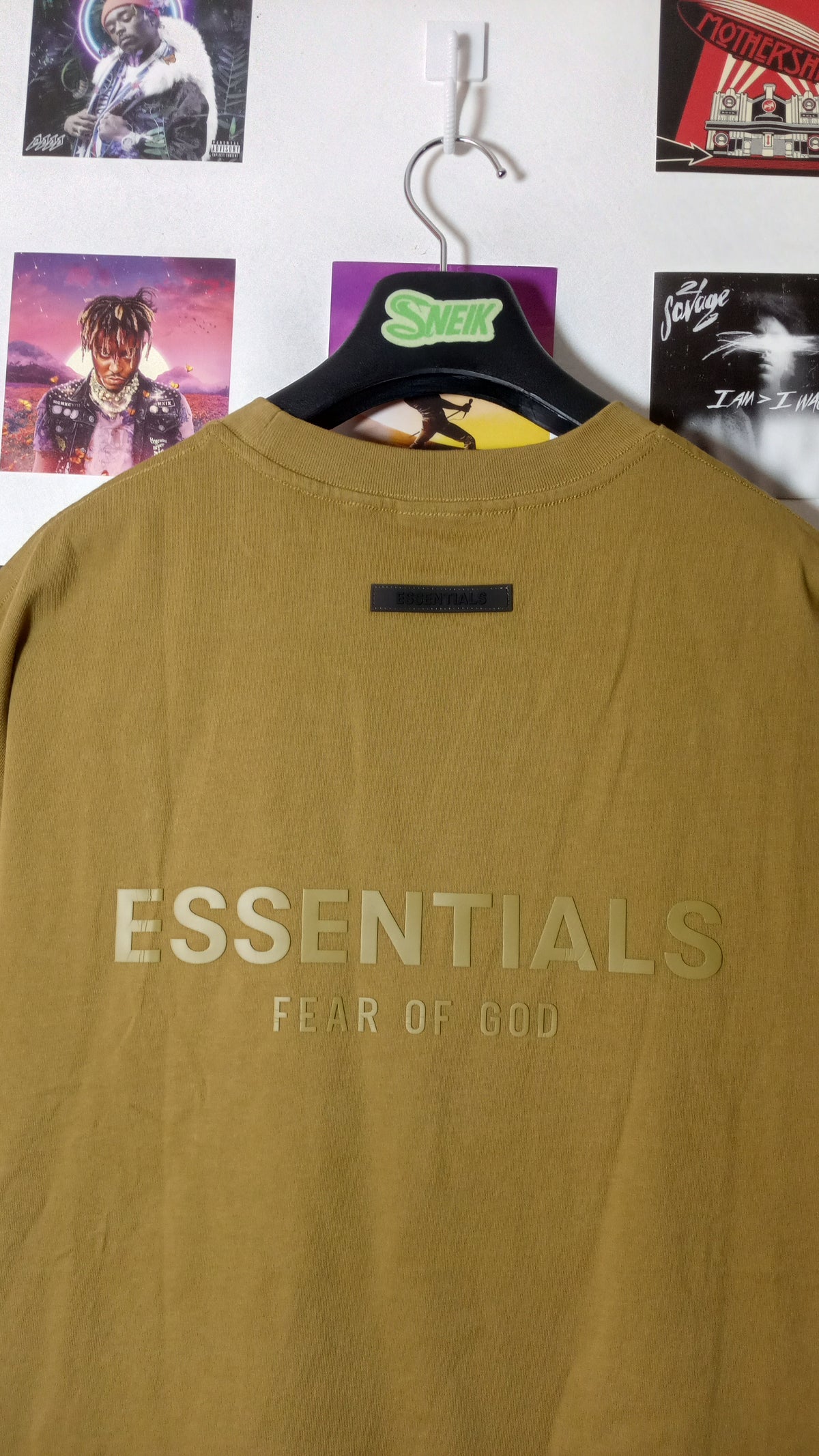 Essentials Fear of God Tee - Mostaza