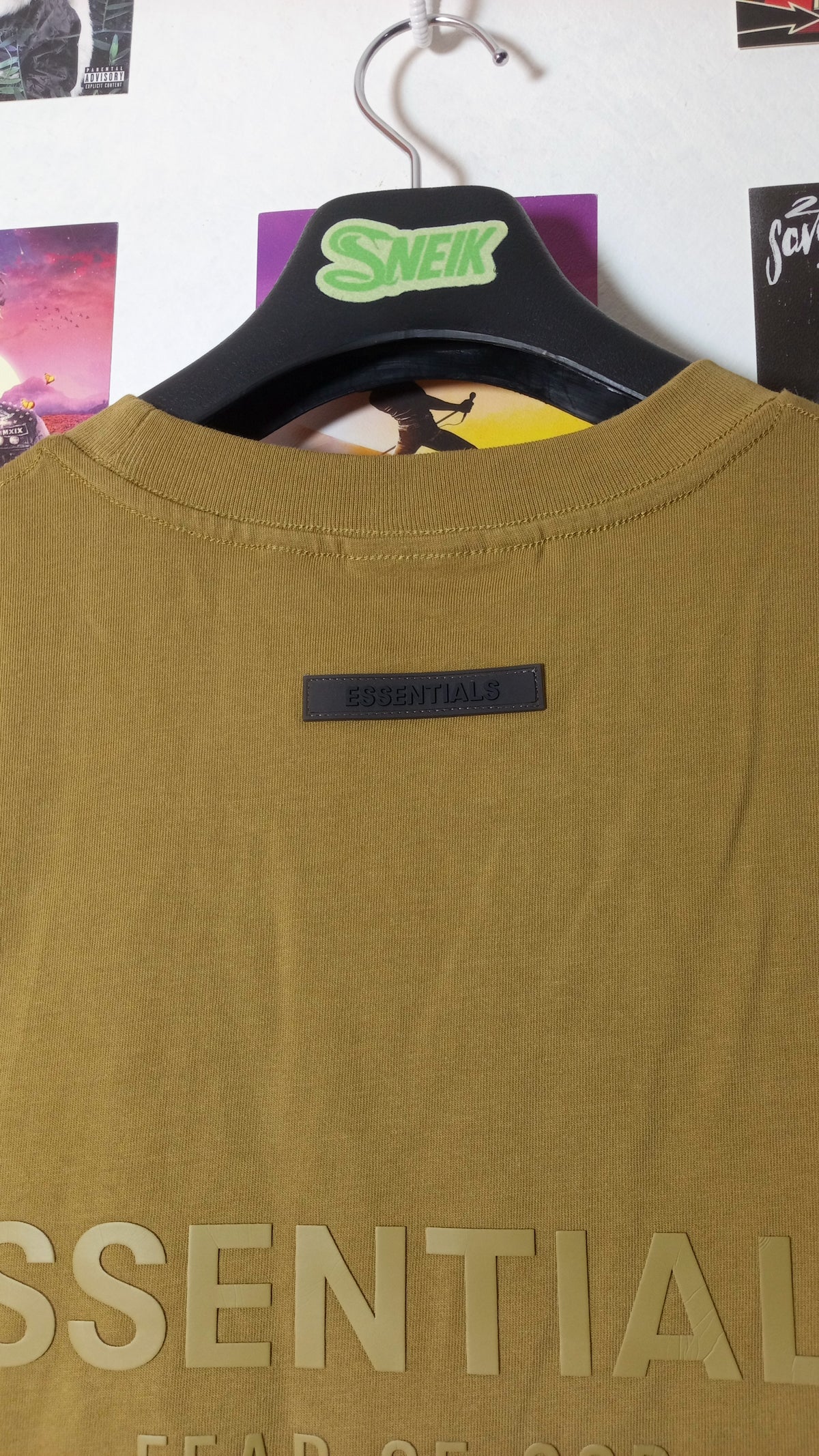 Essentials Fear of God Tee - Mostaza