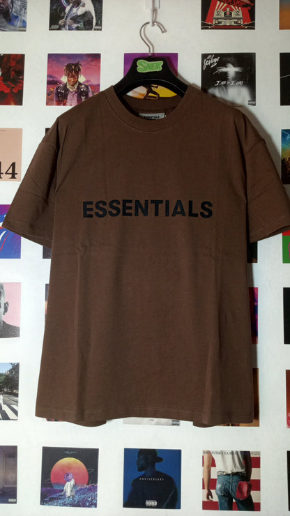 Essentials Fear of God Tee - Marrón Chocolate