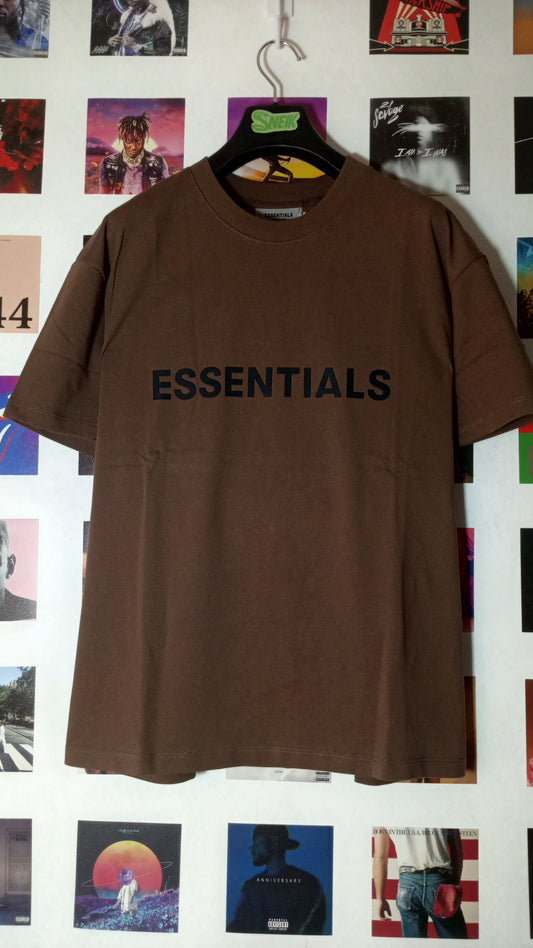 Essentials Fear of God Tee - Marrón Chocolate
