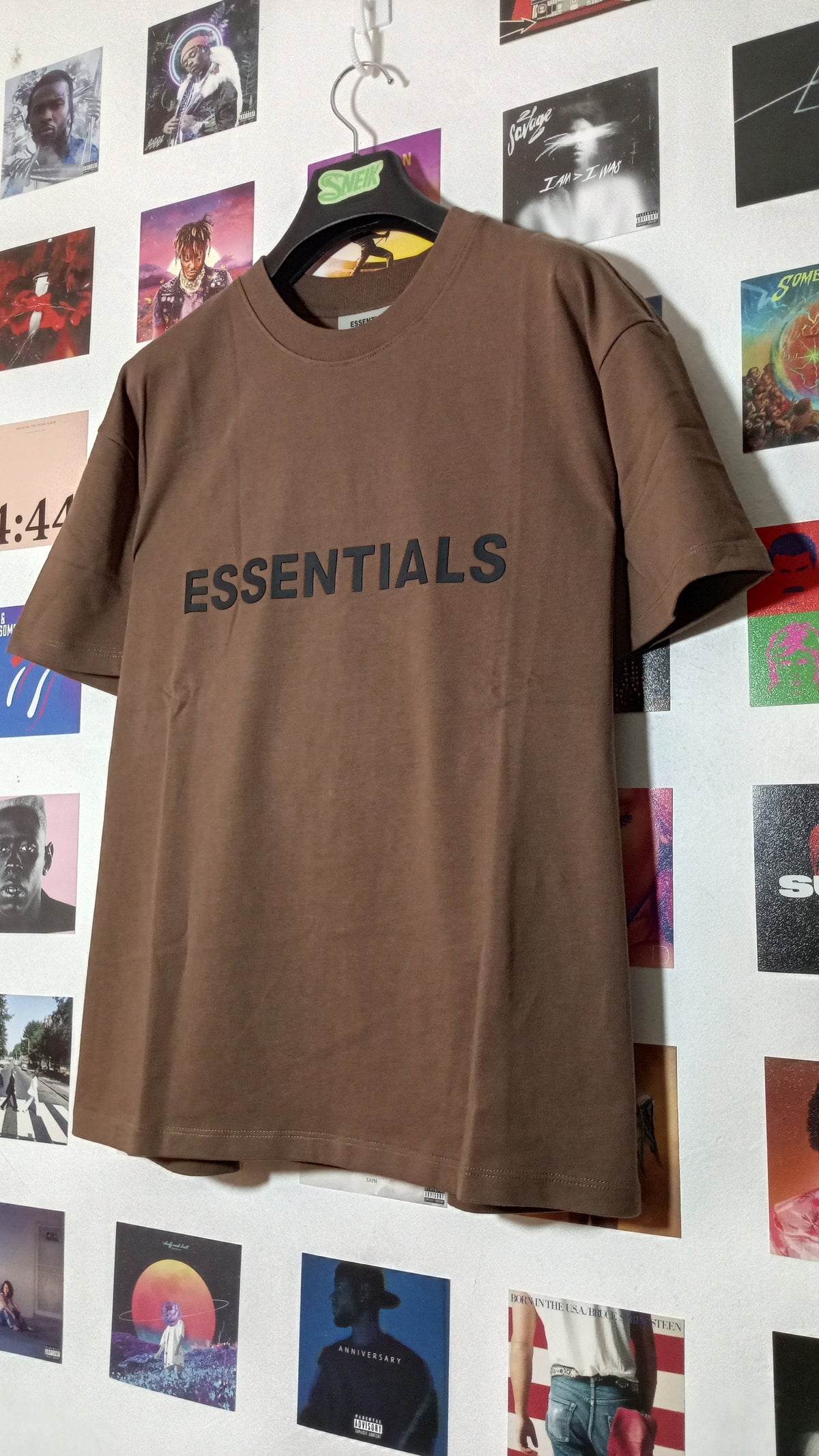 Essentials Fear of God Tee - Marrón Chocolate