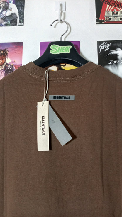 Essentials Fear of God Tee - Marrón Chocolate