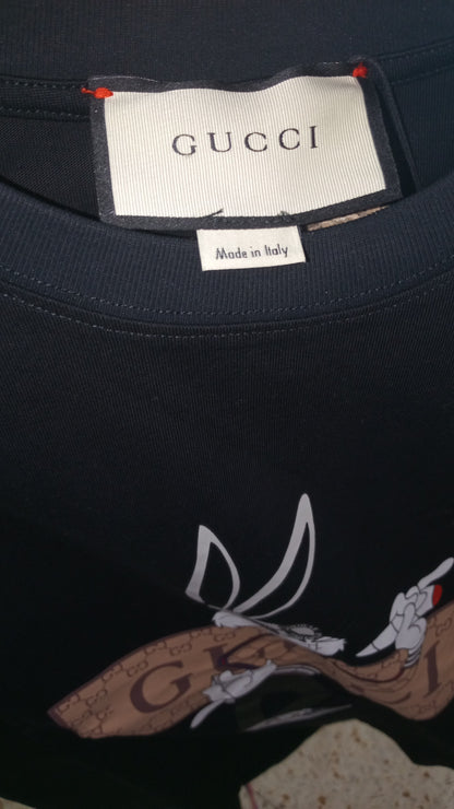Gucci Bugs Bunny GG Logo Tee - Negra