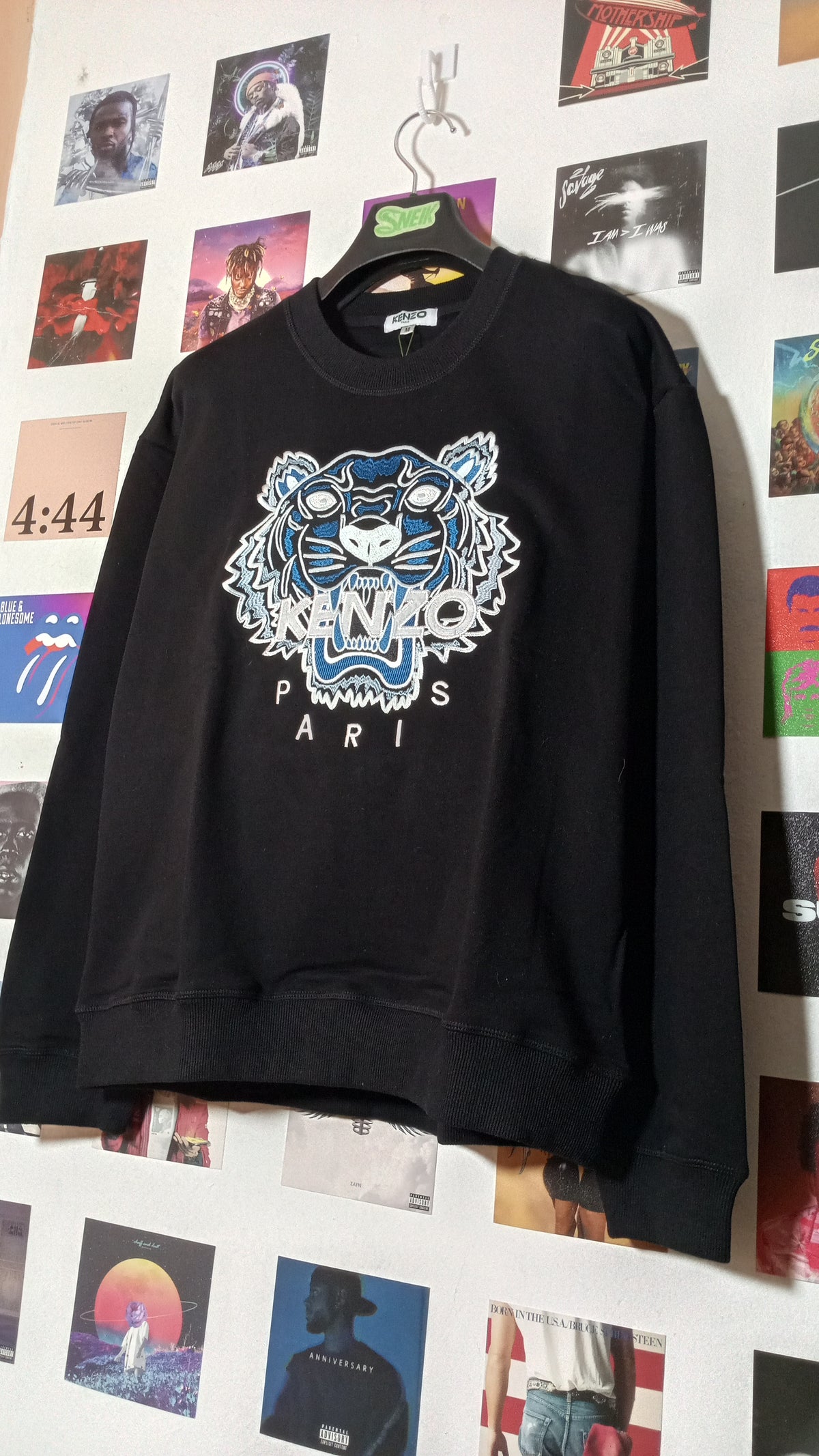 Kenzo Paris Tiger Crewneck - Negro