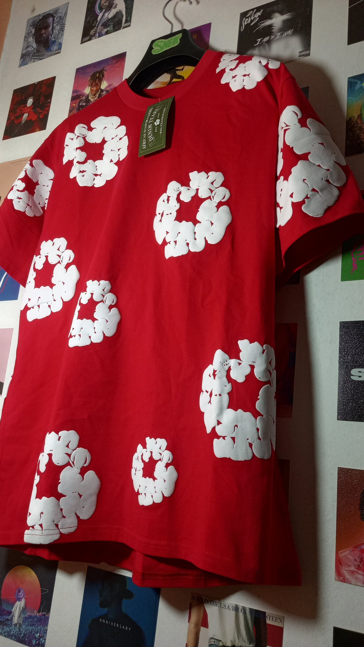 Denim Tears Cotton Wreath Tee - Roja