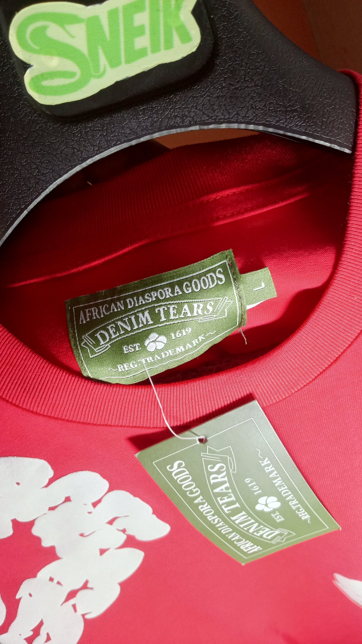 Denim Tears Cotton Wreath Tee - Roja