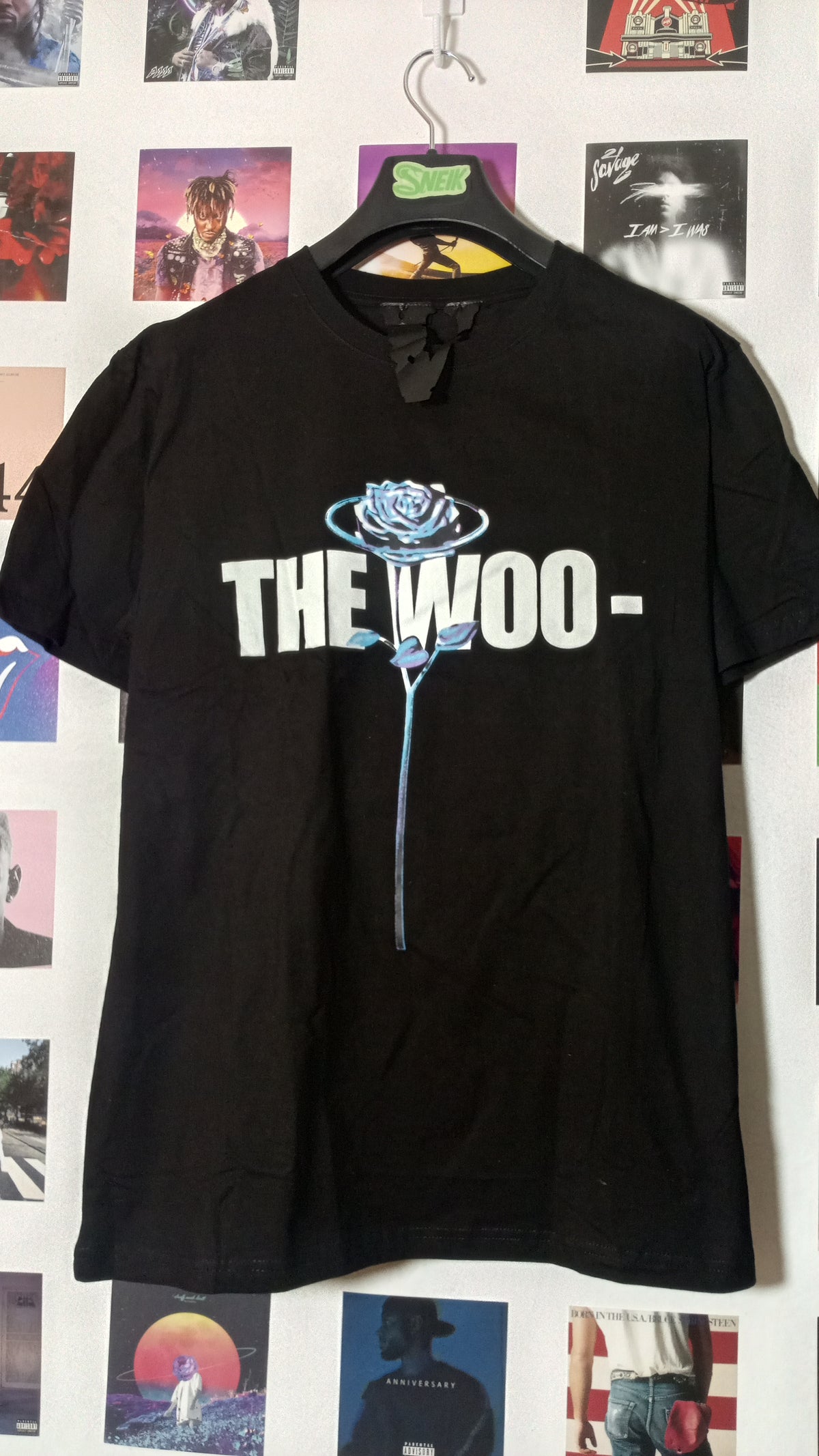 Vlone x Pop Smoke The Woo Tee - Negra