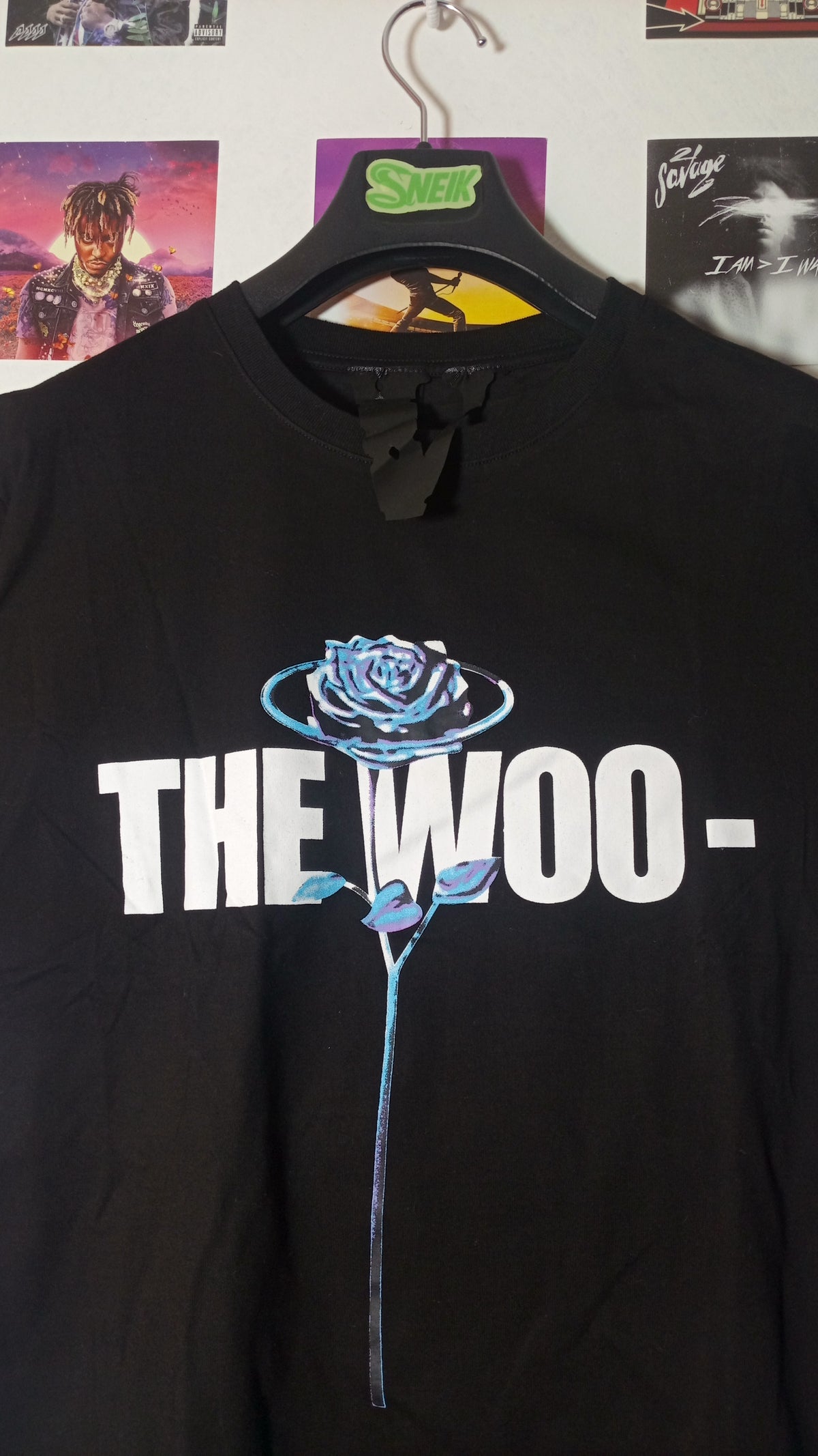Vlone x Pop Smoke The Woo Tee - Negra