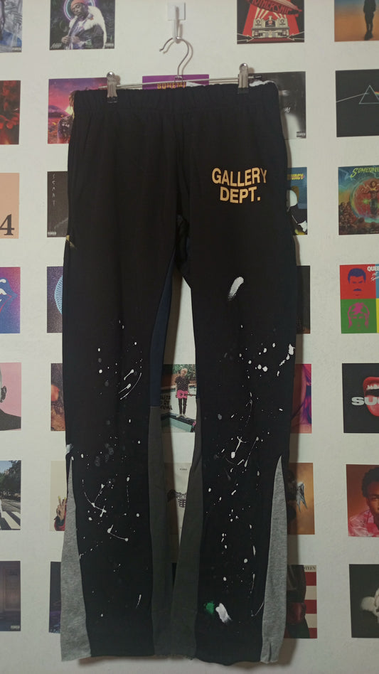 Gallery Dept. Pantalón Splatter - Negro/Gris