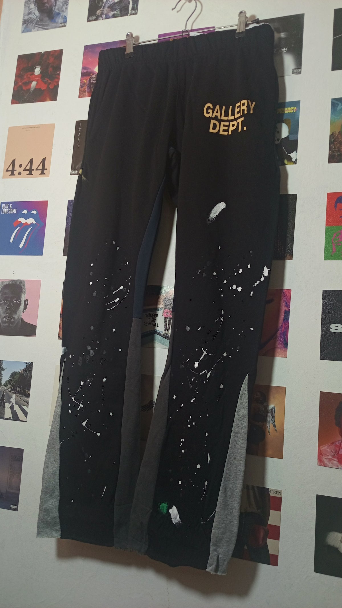 Gallery Dept. Pantalón Splatter - Negro/Gris