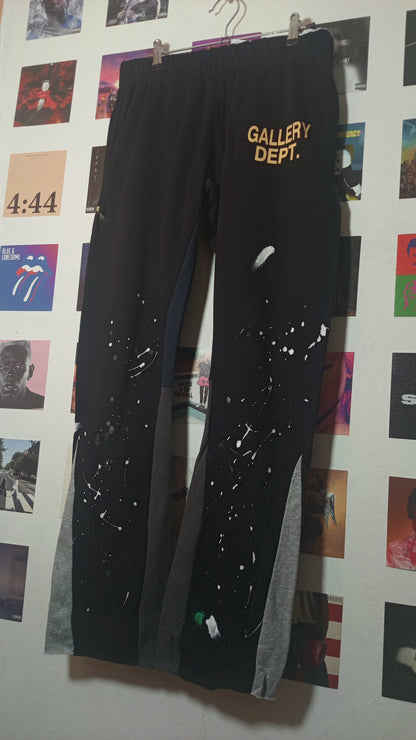 Gallery Dept. Pantalón Splatter - Negro/Gris