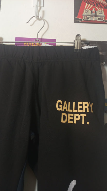 Gallery Dept. Pantalón Splatter - Negro/Gris