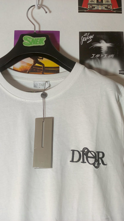 Dior CD Graffiti Tee - Blanca