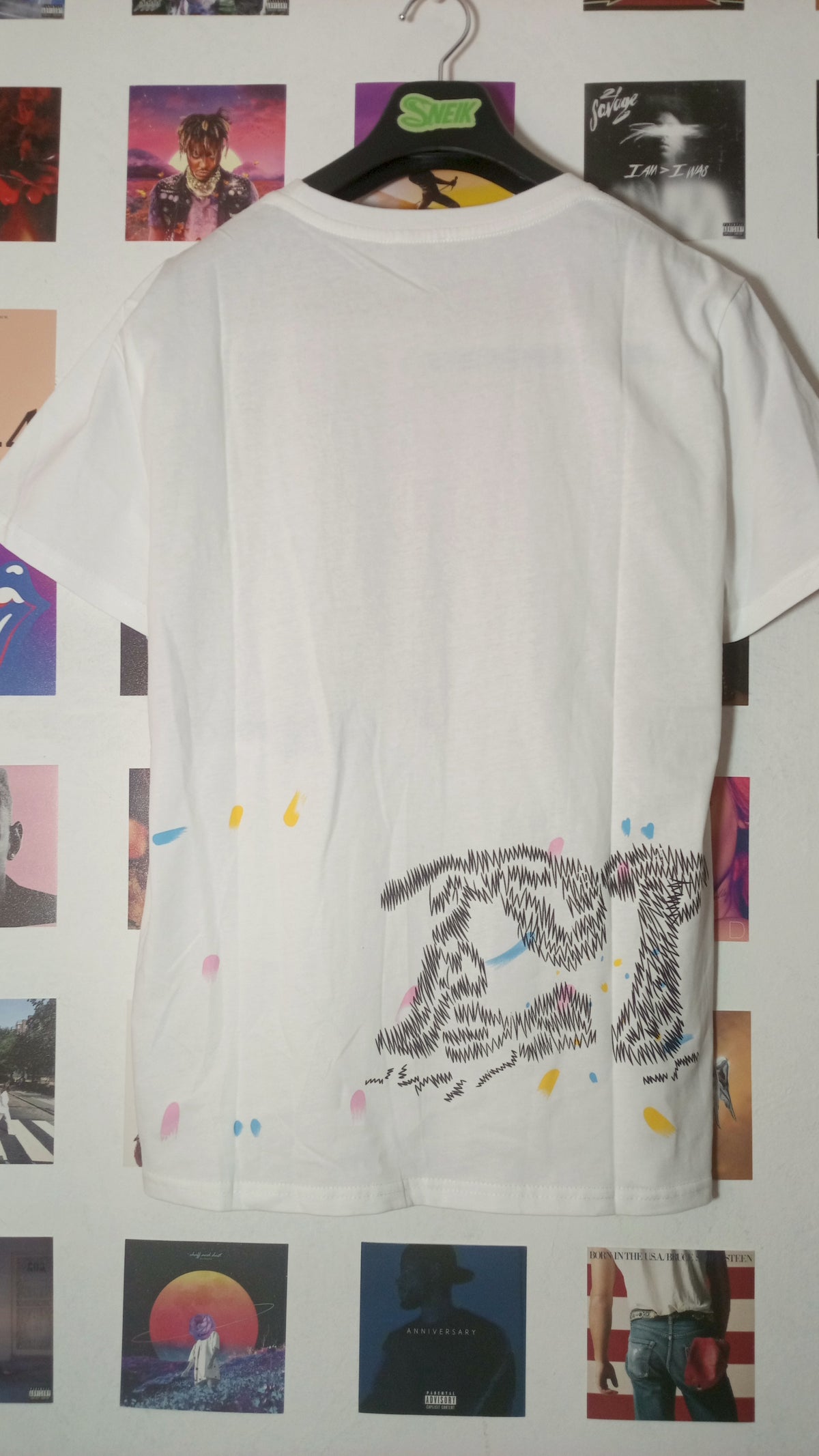 Dior CD Graffiti Tee - Blanca