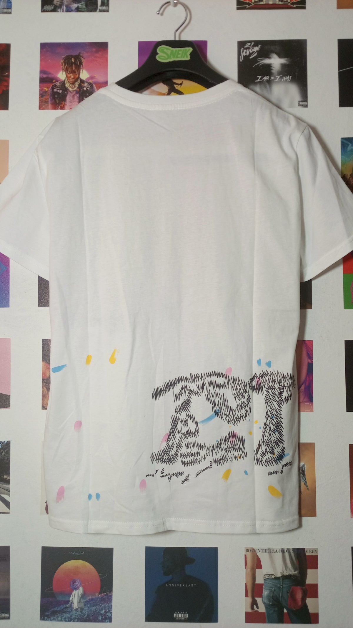 Dior CD Graffiti Tee - Blanca