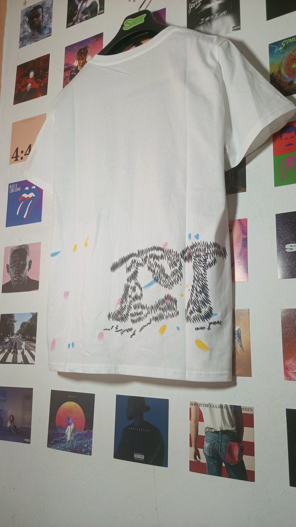 Dior CD Graffiti Tee - Blanca