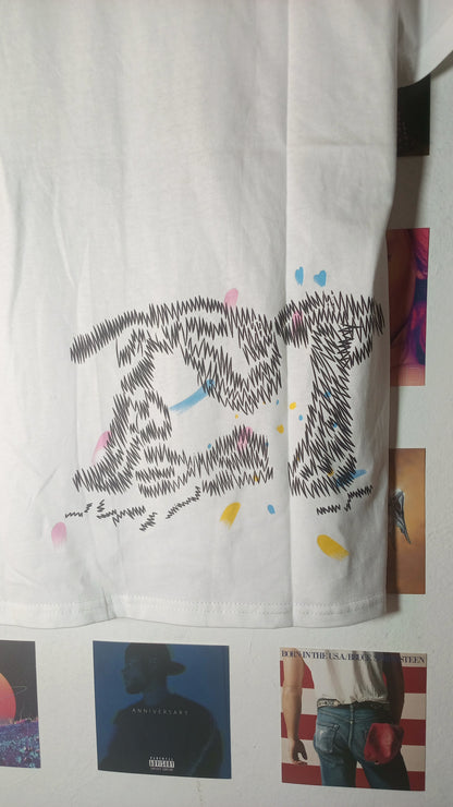 Dior CD Graffiti Tee - Blanca
