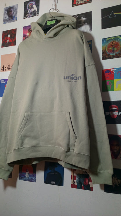 Essentials x Union LA 30 Year Hoodie - Verde Salvia