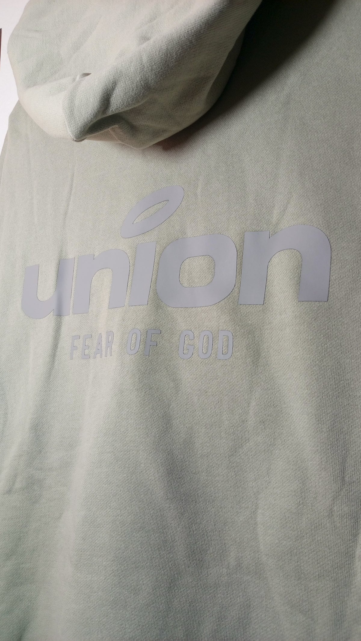 Essentials x Union LA 30 Year Hoodie - Verde Salvia