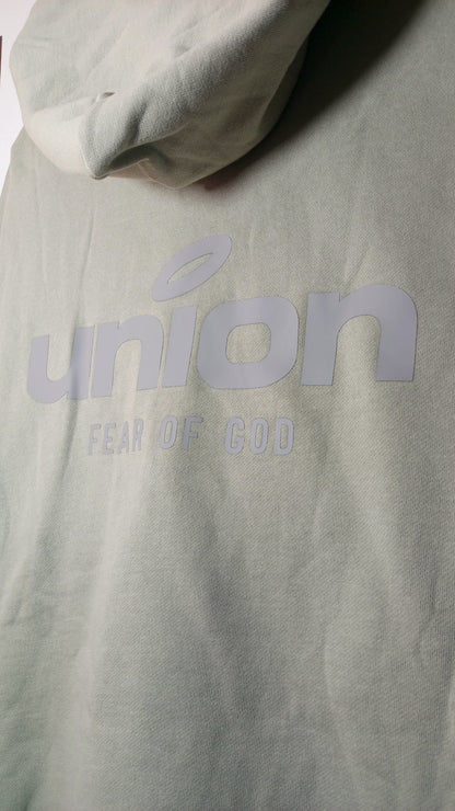 Essentials x Union LA 30 Year Hoodie - Verde Salvia