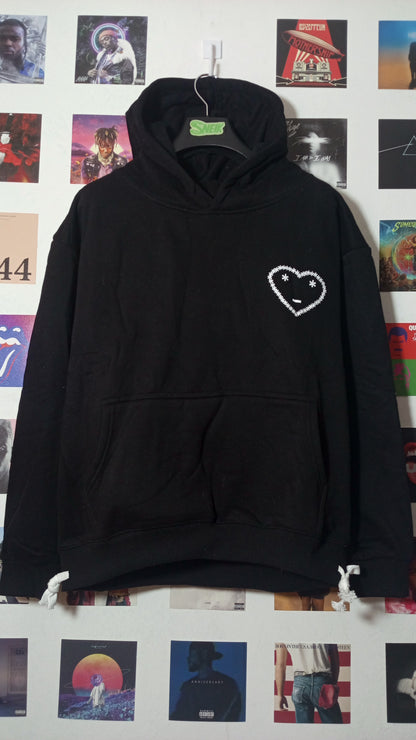 Buzo Negro CARSICKO Corazón Bordado Talle S