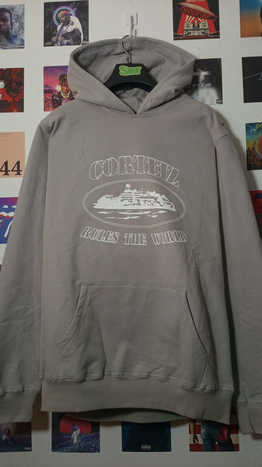 Corteiz Rules The World Hoodie - Gris