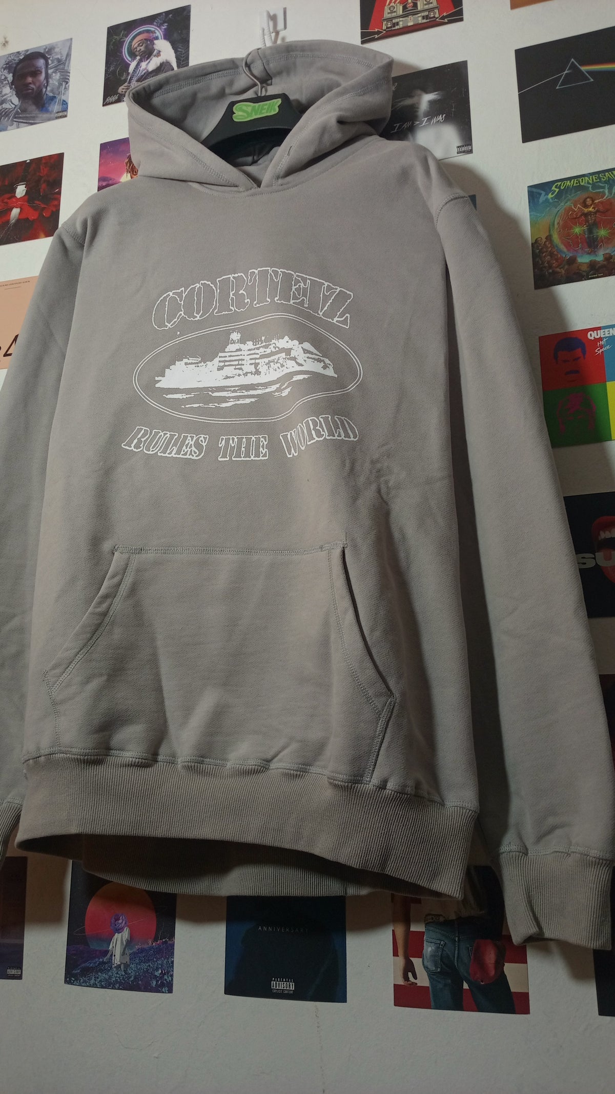 Corteiz Rules The World Hoodie - Gris