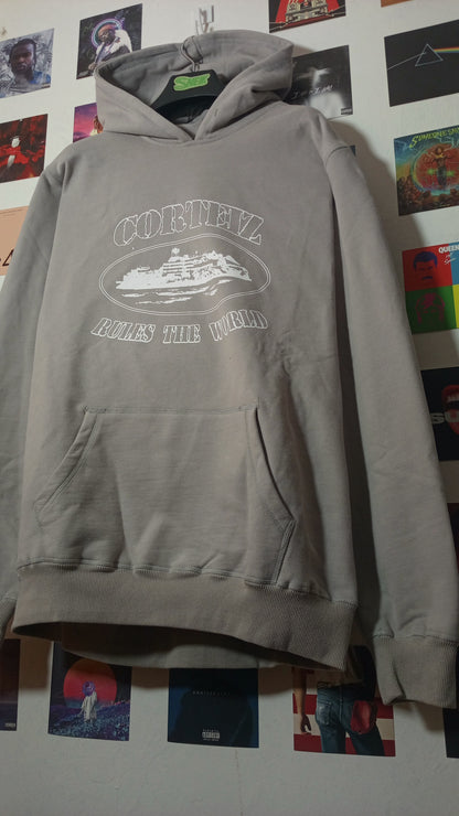 Corteiz Rules The World Hoodie - Gris