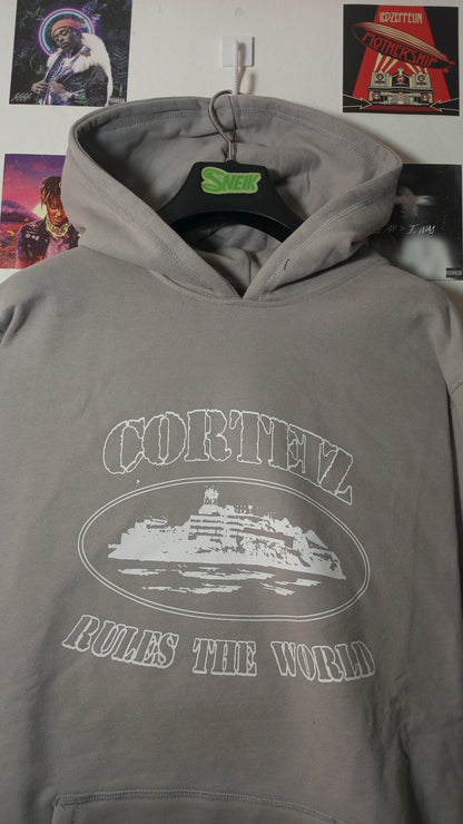 Corteiz Rules The World Hoodie - Gris