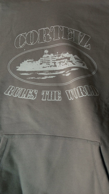 Corteiz Rules The World Hoodie - Gris