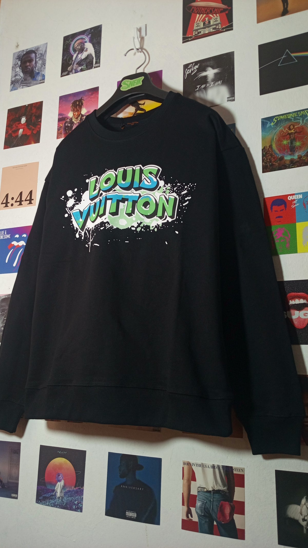 Louis Vuitton Crewneck Graffiti - Negro