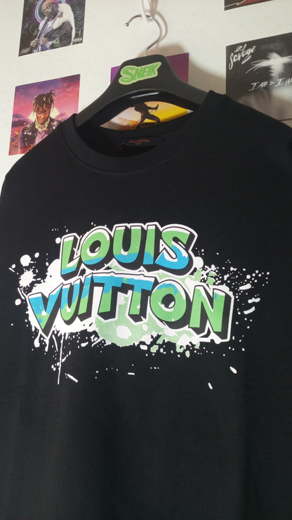 Louis Vuitton Crewneck Graffiti - Negro