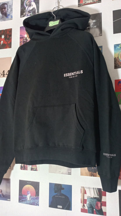 Essentials Fear of God Hoodie - Negro