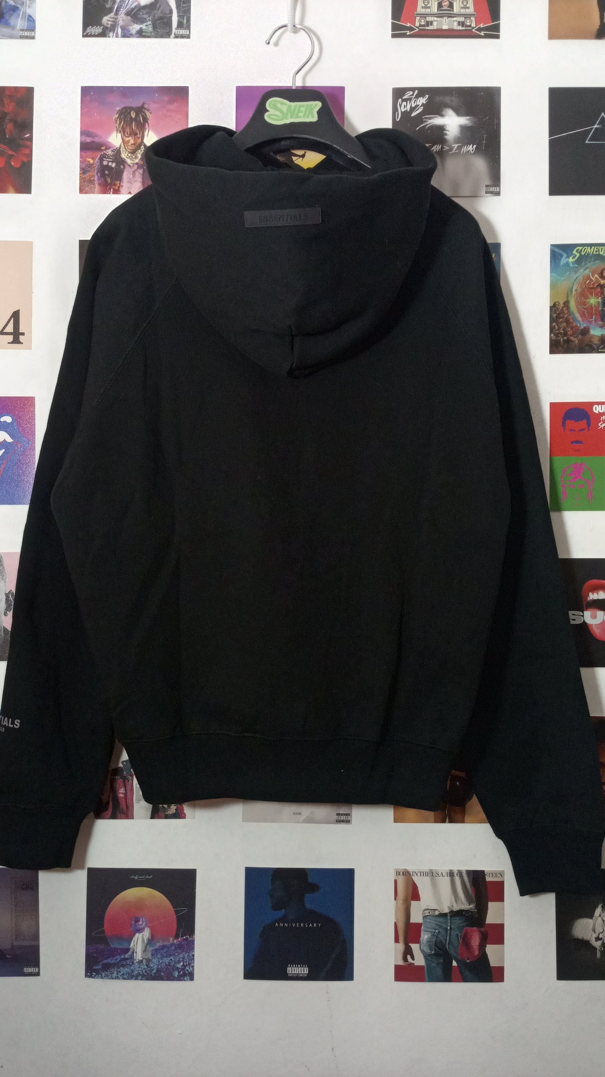 Essentials Fear of God Hoodie - Negro