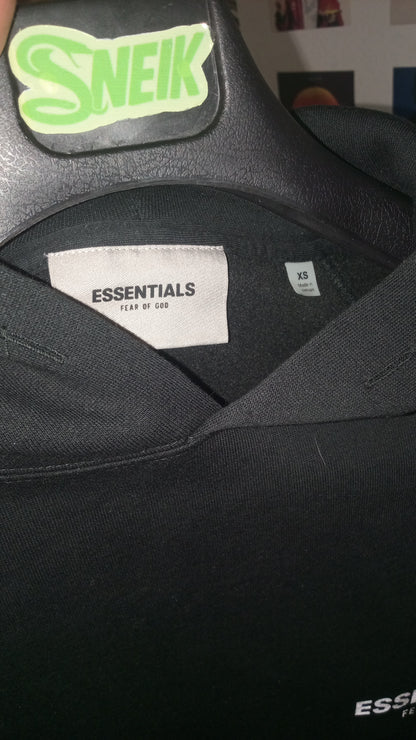 Essentials Fear of God Hoodie - Negro