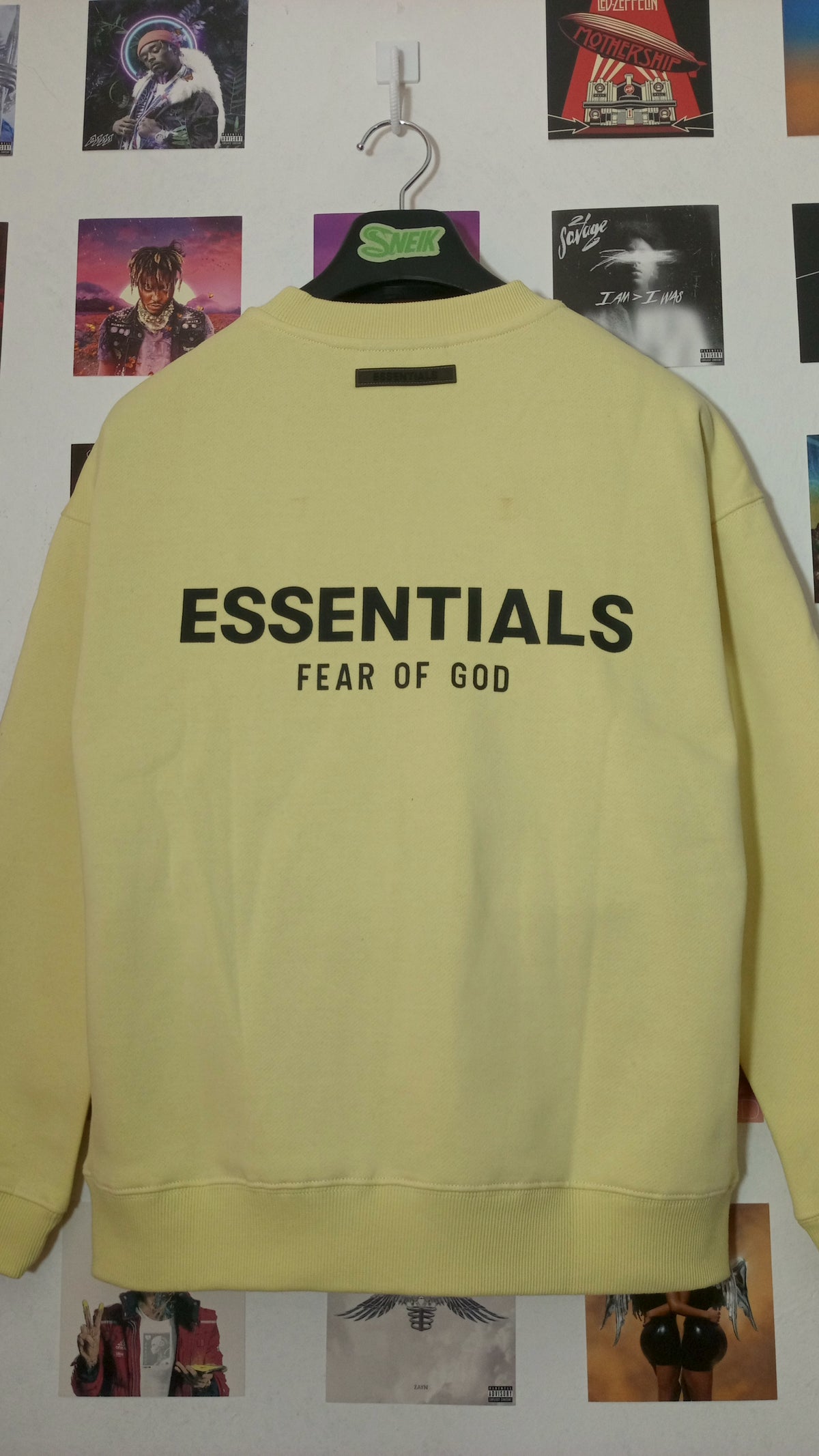 Essentials Fear of God Crewneck - Amarillo Claro