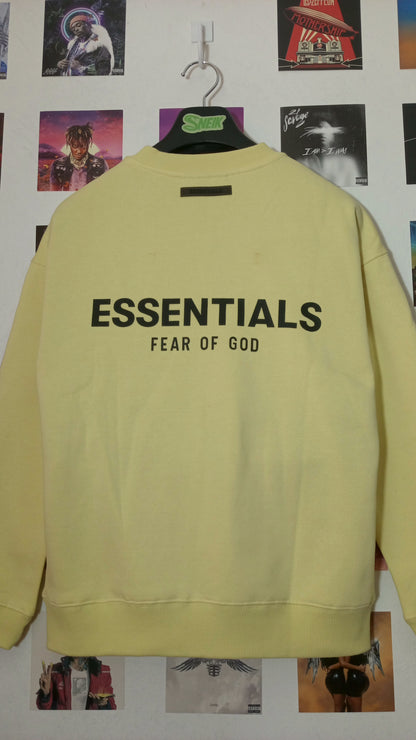 Essentials Fear of God Crewneck - Amarillo Claro