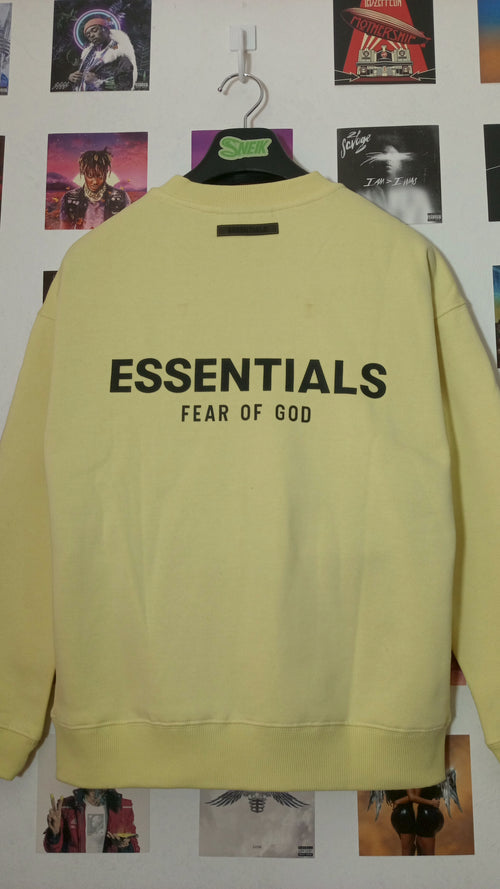 Essentials Fear of God Crewneck - Amarillo Claro
