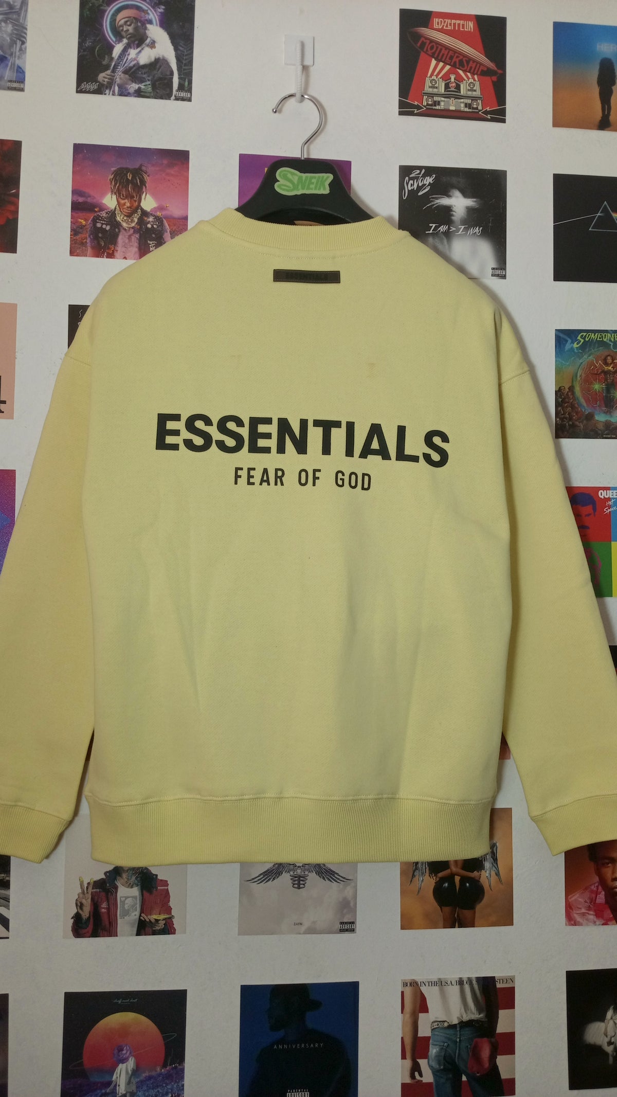 Essentials Fear of God Crewneck - Amarillo Claro