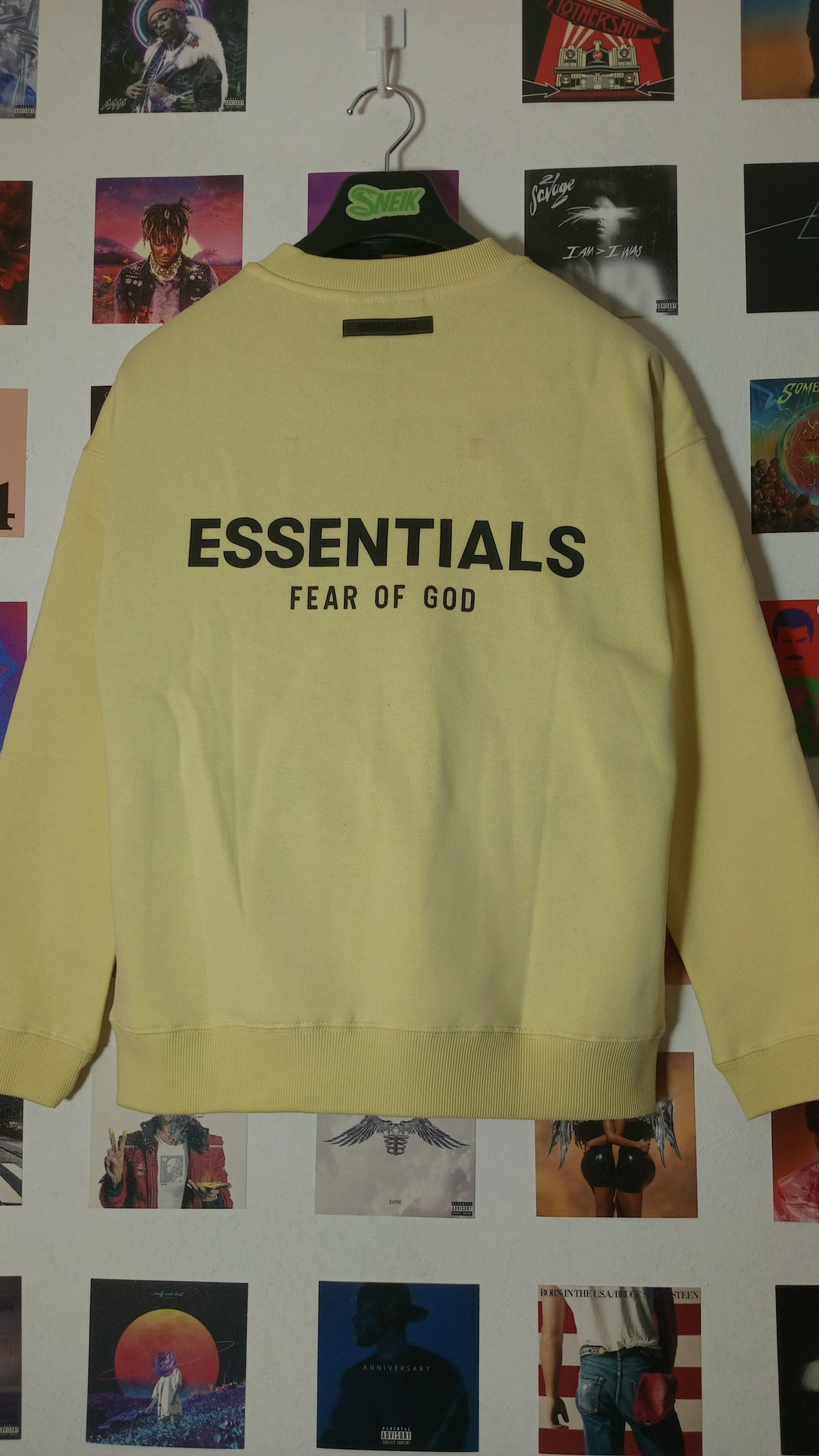 Essentials Fear of God Crewneck - Amarillo Claro