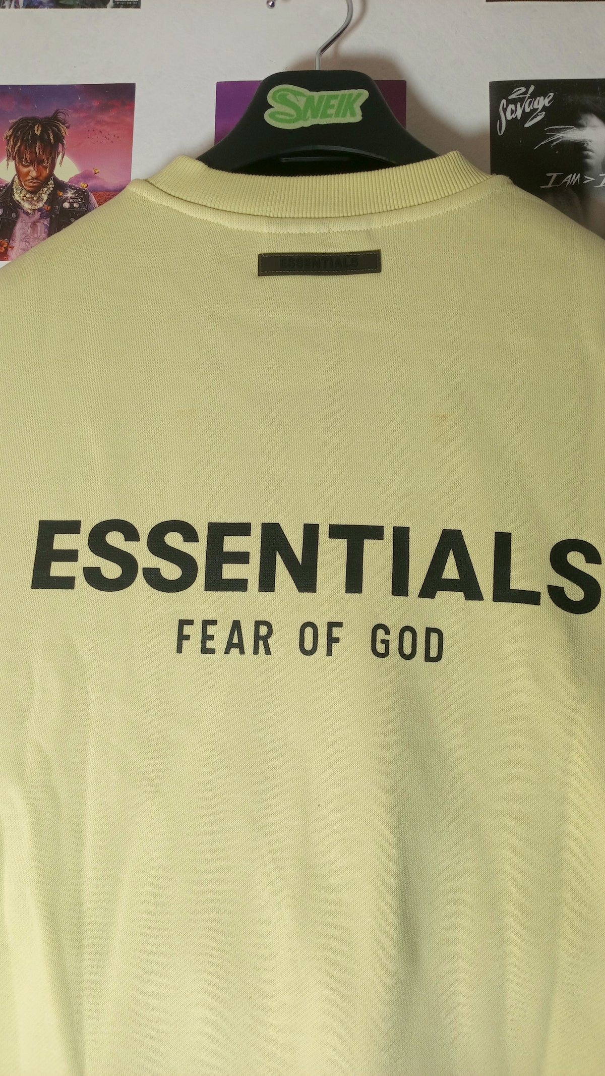 Essentials Fear of God Crewneck - Amarillo Claro