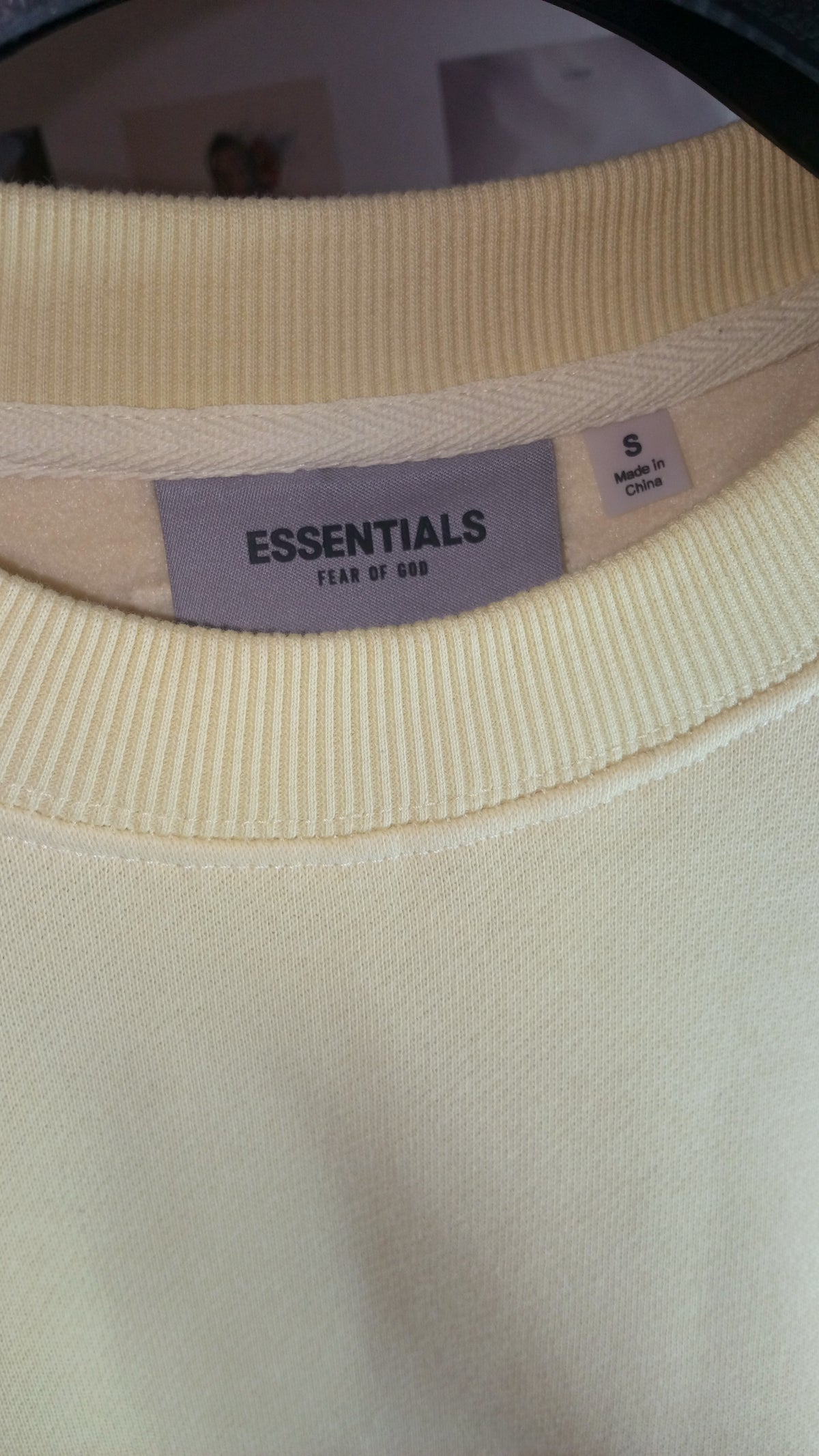Essentials Fear of God Crewneck - Amarillo Claro