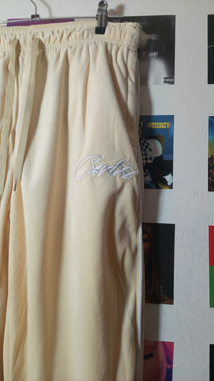 Corteiz Jogger Toweling - Crema