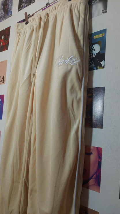 Corteiz Jogger Toweling - Crema